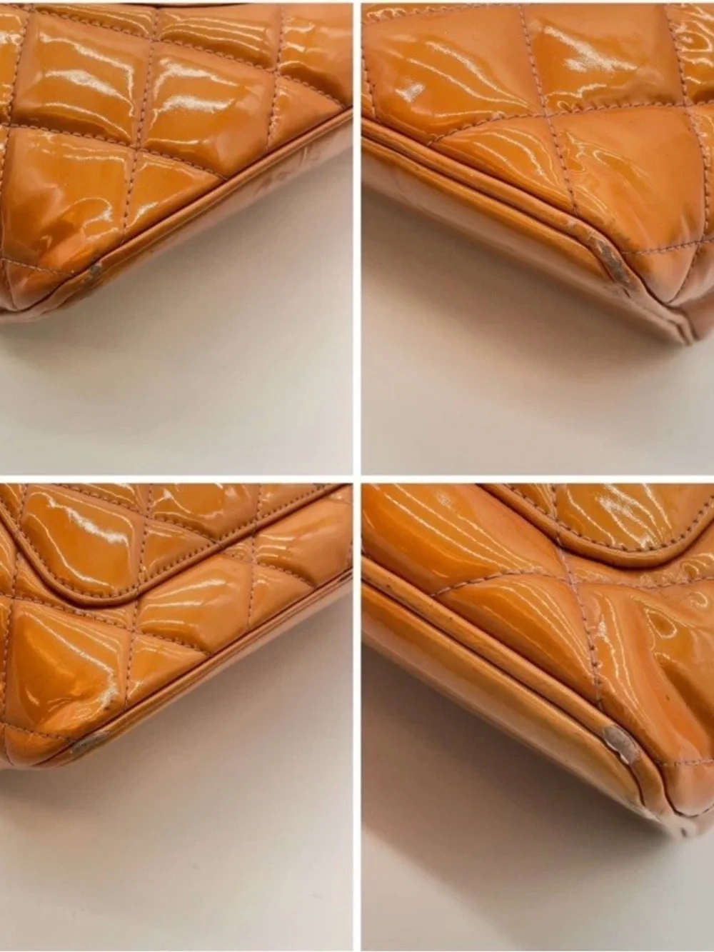 Chanel Quilted Patent Leather Tote
